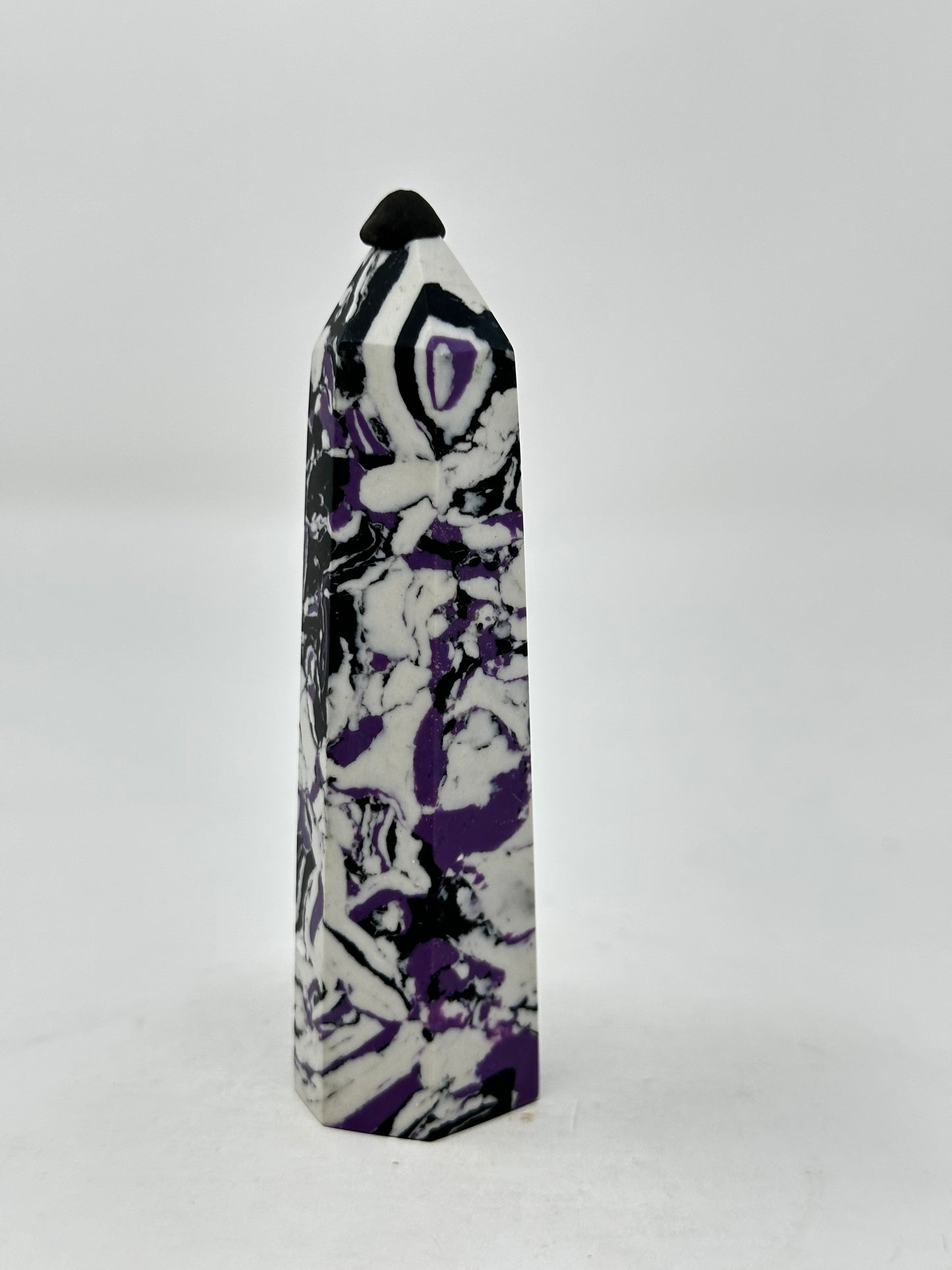 Purple Zebra Jasper Tower