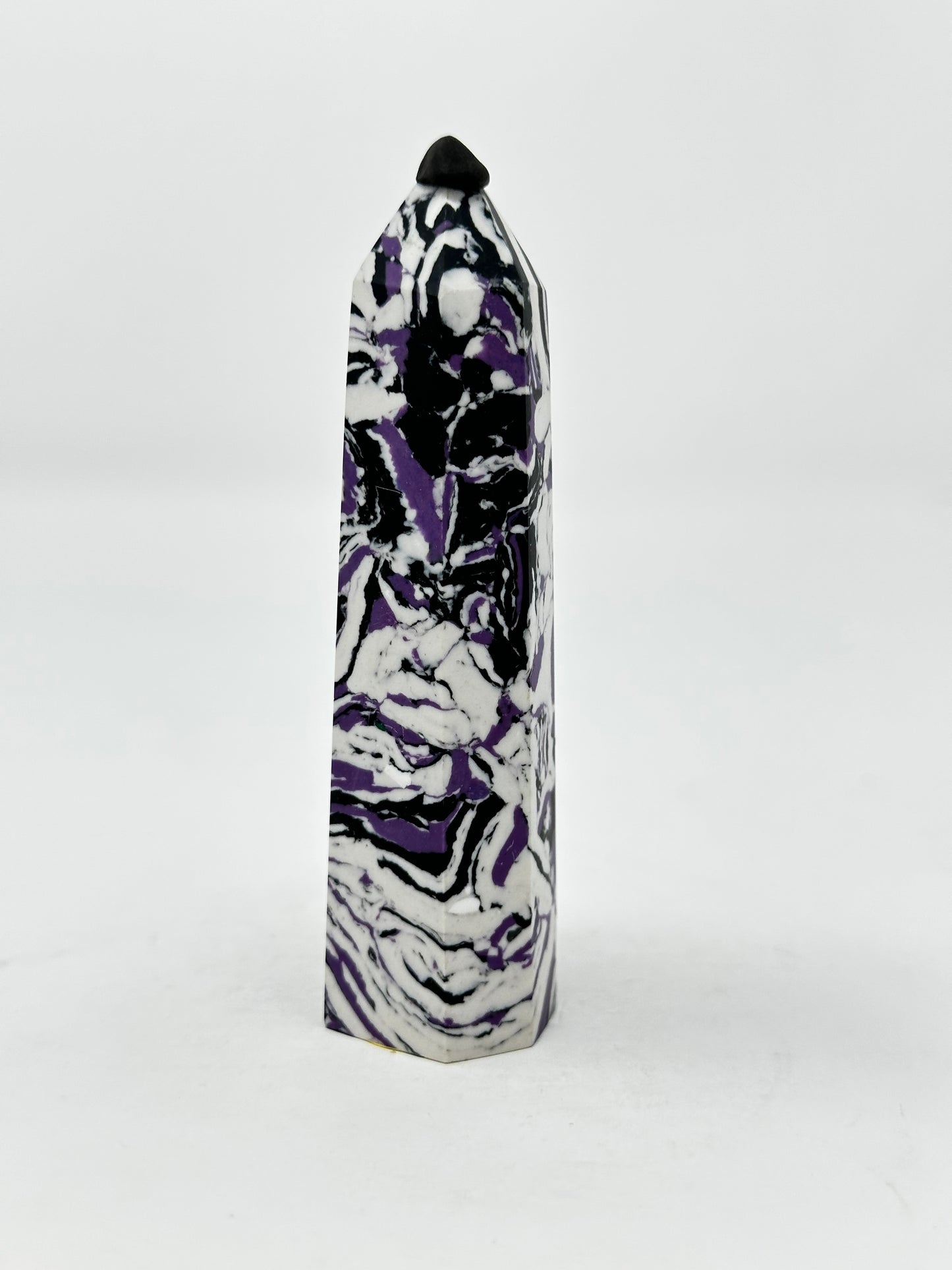 Purple Zebra Jasper Tower