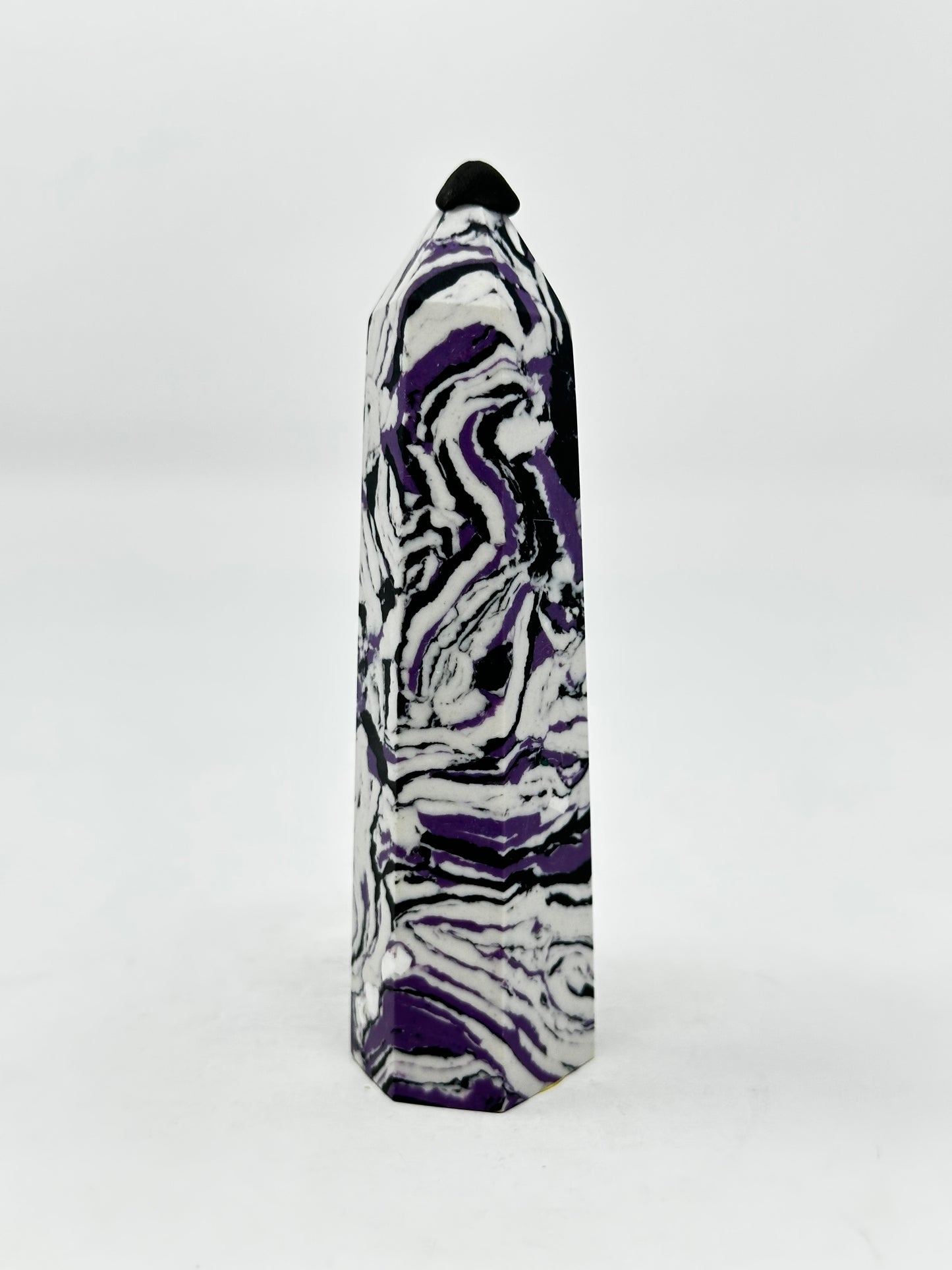 Purple Zebra Jasper Tower