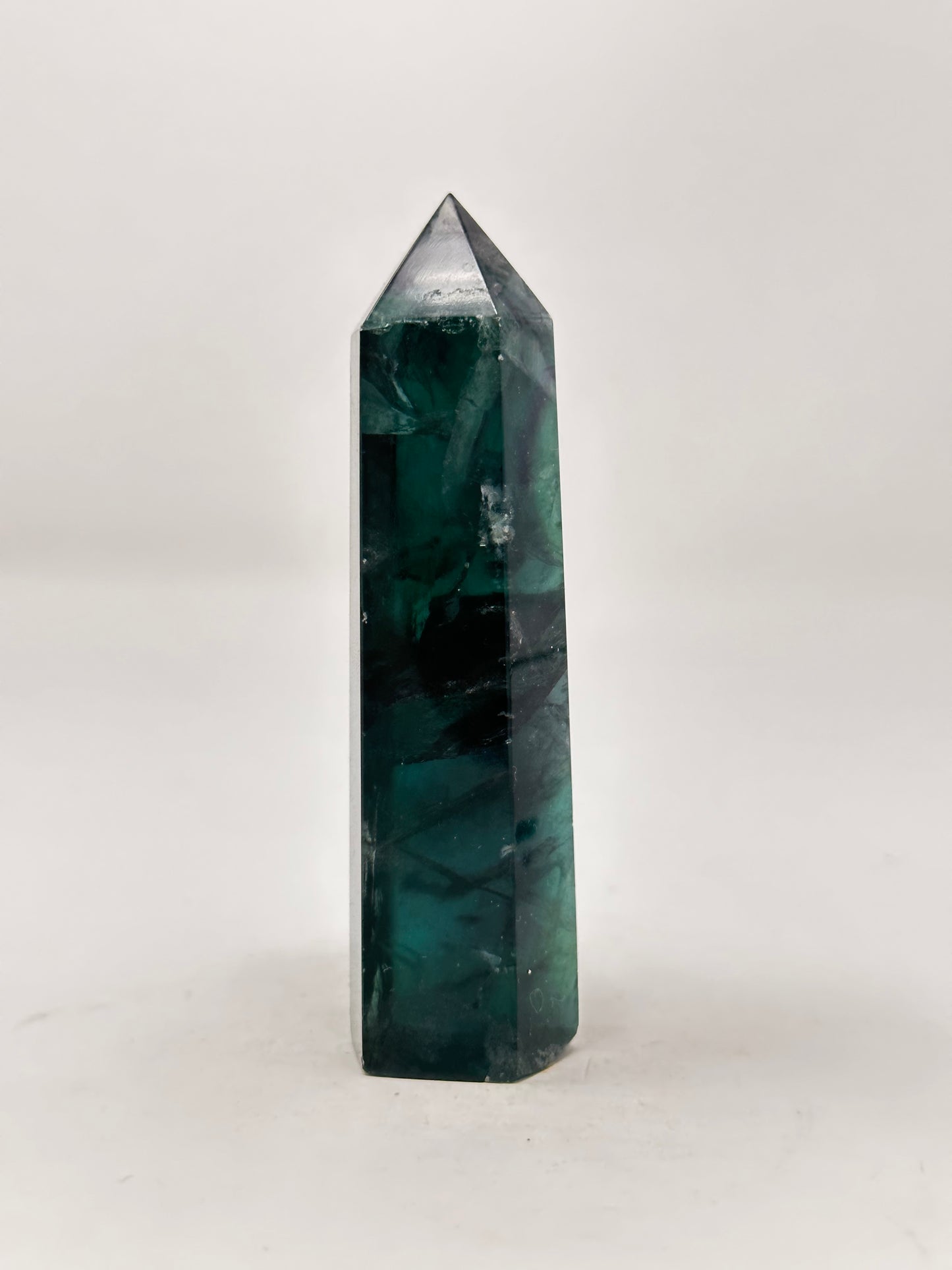 Deep Green Fluorite Tower