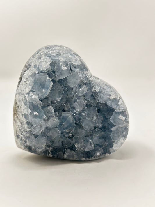 Celestite Freeform Heart