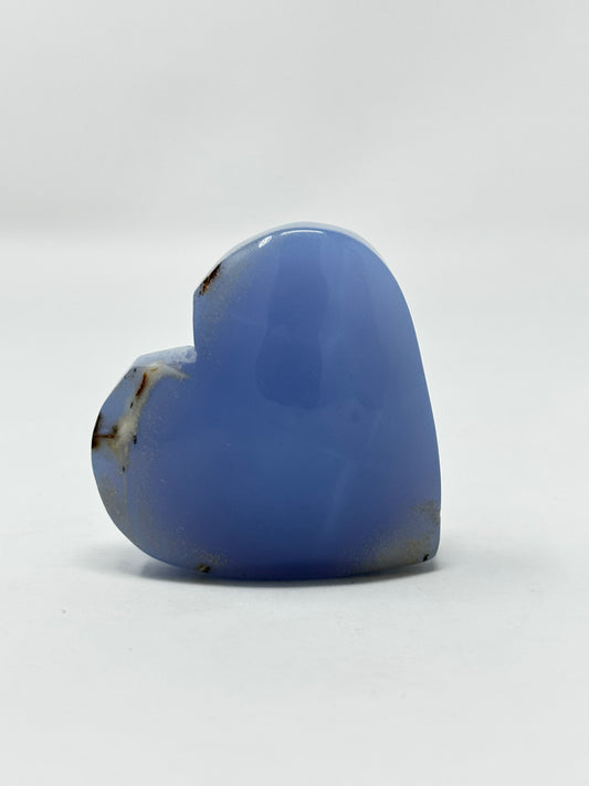 Blue Lace Agate Heart