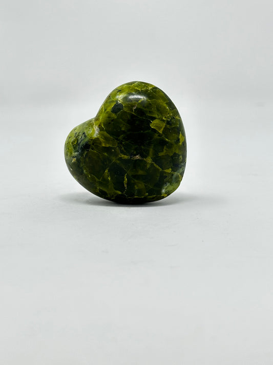 Green Opal Heart