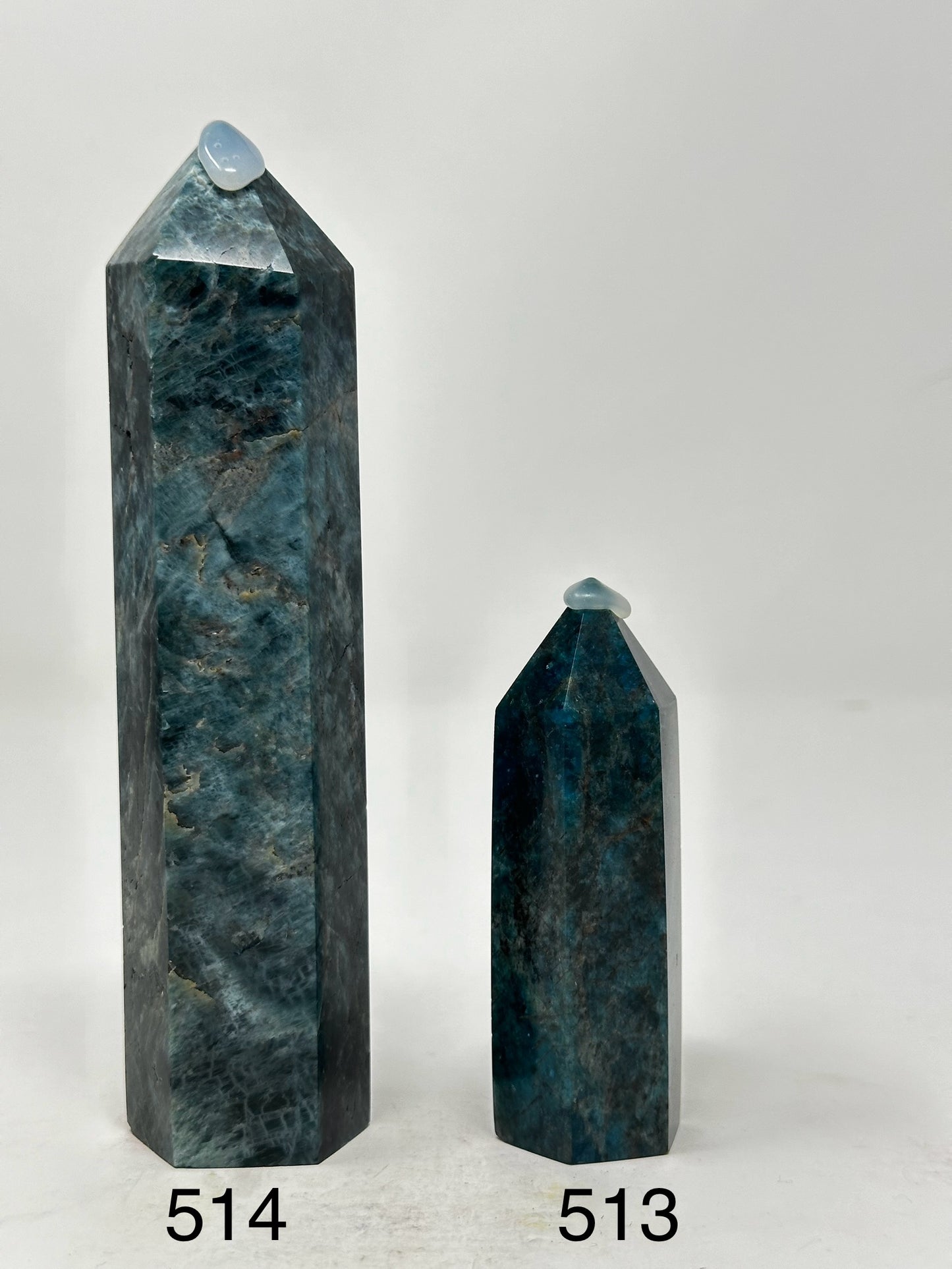 Blue / Green Apatite Tower