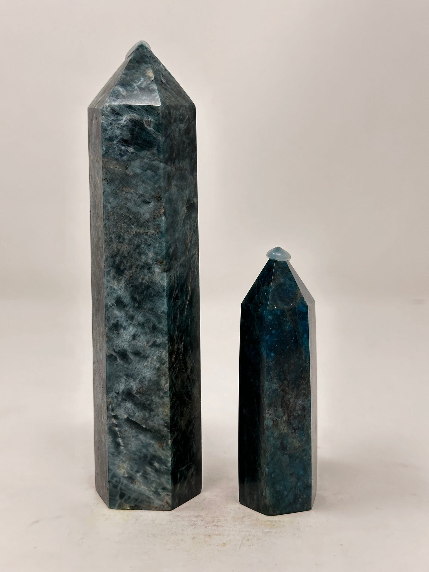 Blue / Green Apatite Tower