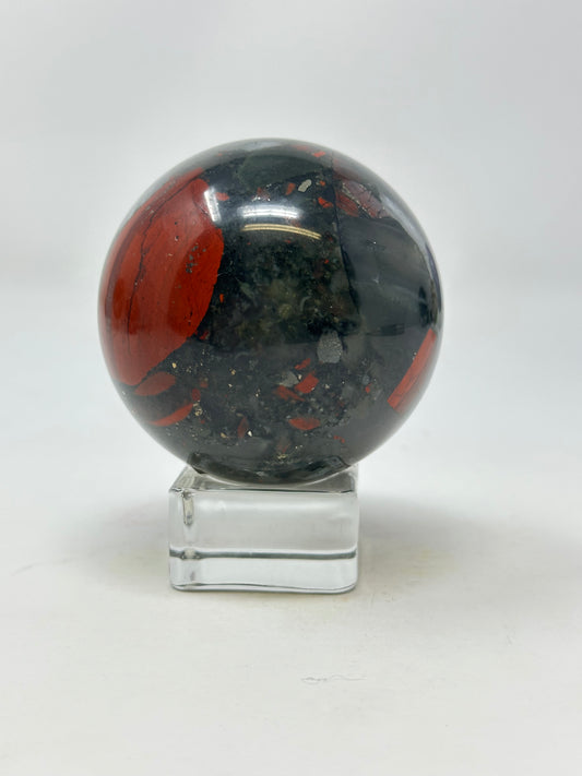 African Blood Stone Sphere