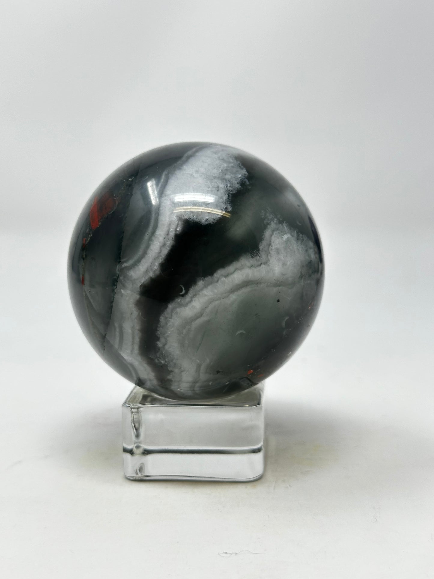 African Blood Stone Sphere
