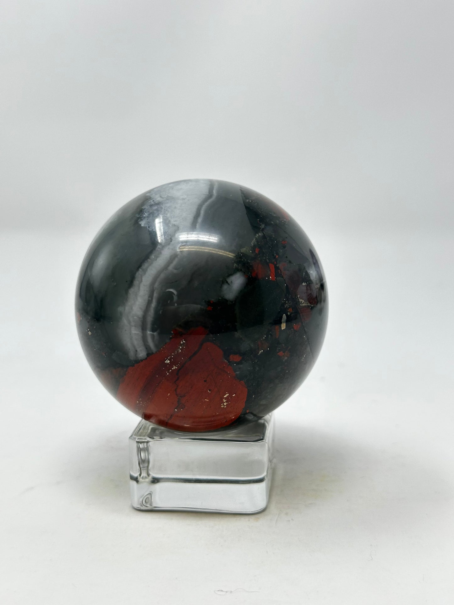 African Blood Stone Sphere