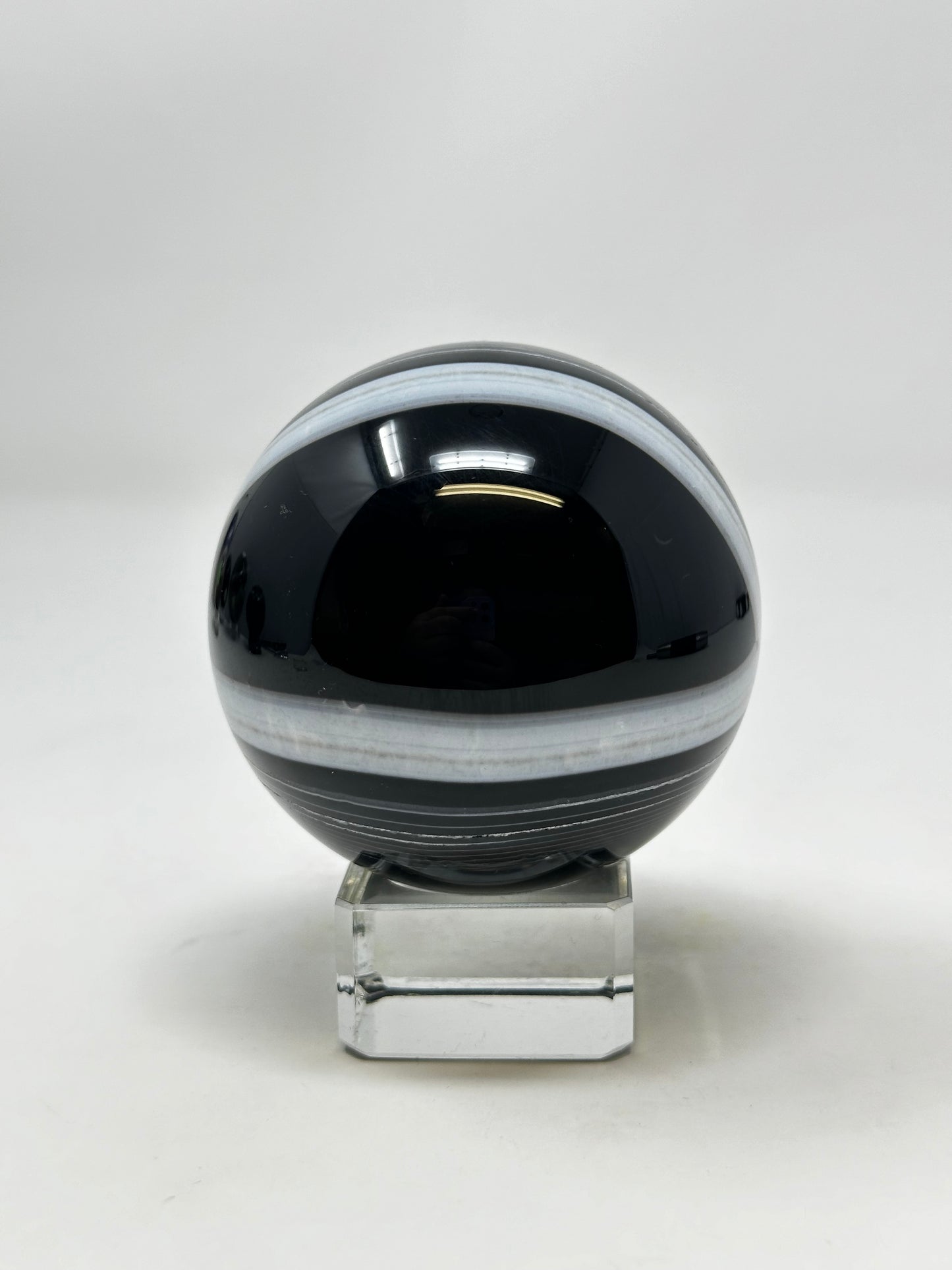 Black Agate Sphere