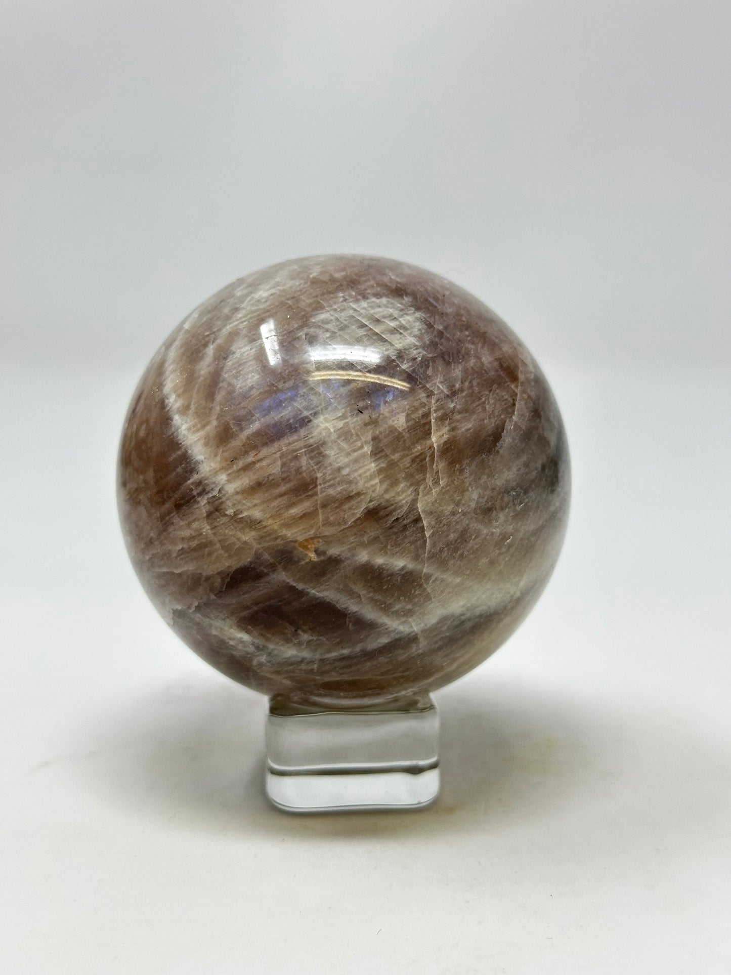 Peach Moonstone Sphere