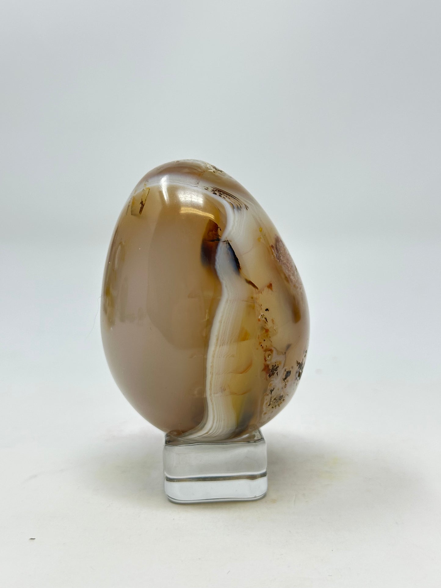 Flower Agate Egg