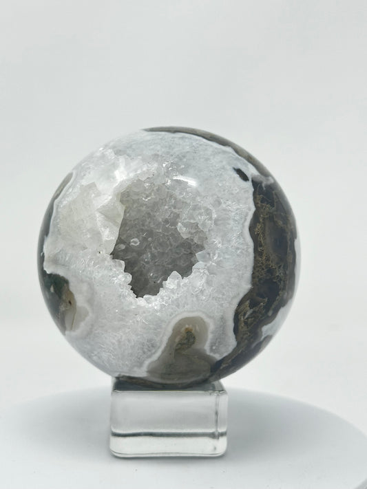 Large Moss Agate Sphere