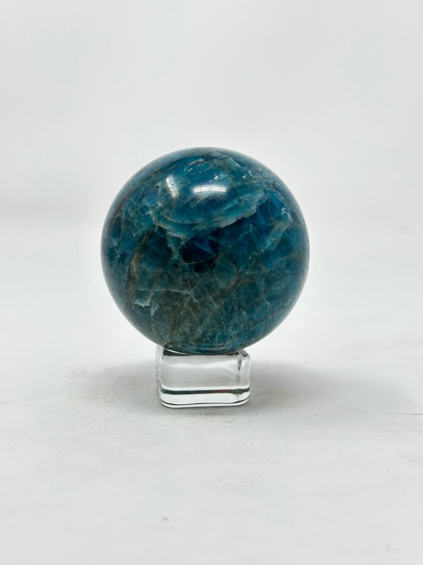 Blue Apatite Sphere