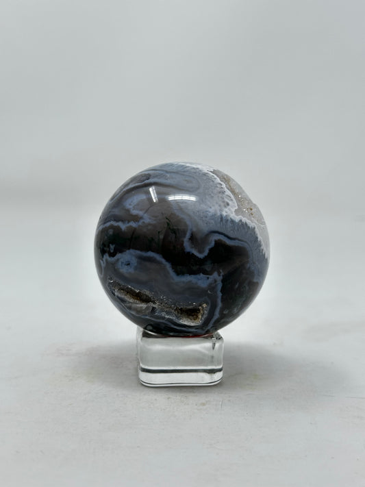 Blue Moss Agate Sphere