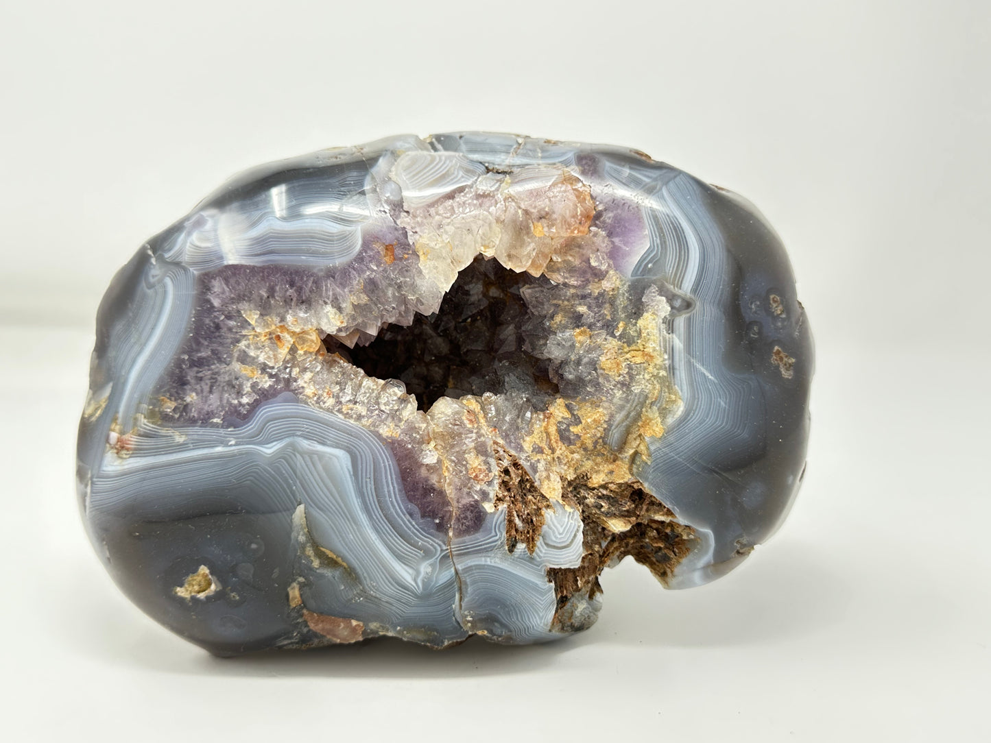 Blue Agate Specimen