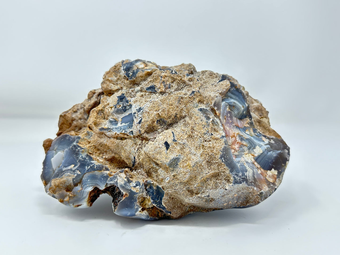 Blue Agate Specimen