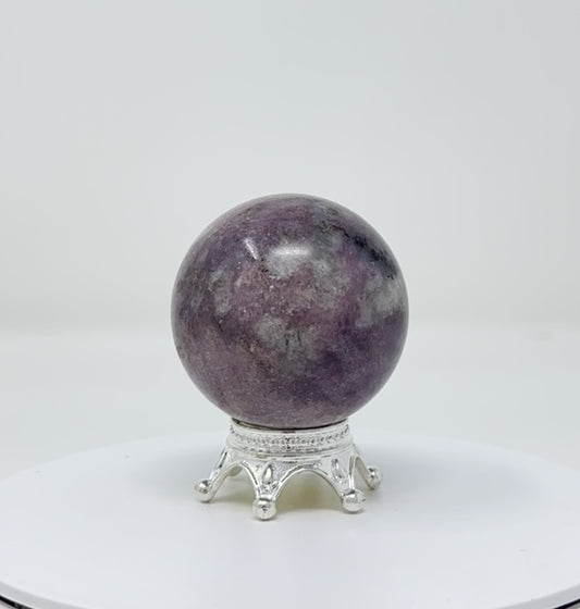 Lepidolite Sphere