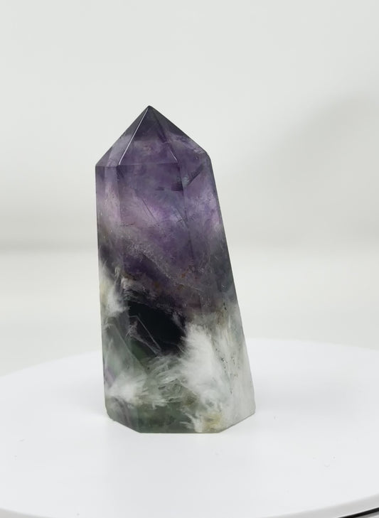 Feather Fluorite Tower